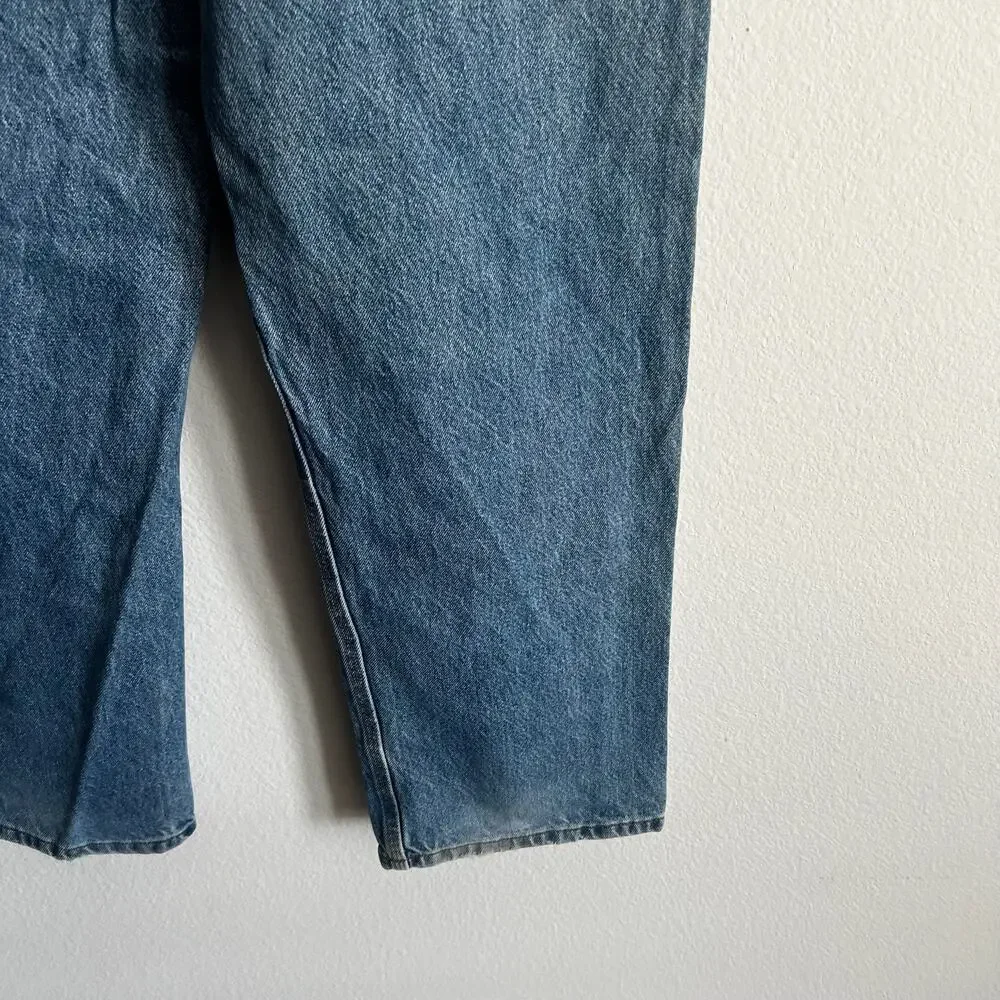 Carhartt B237 DST denim blue jean work wear carpenter pants